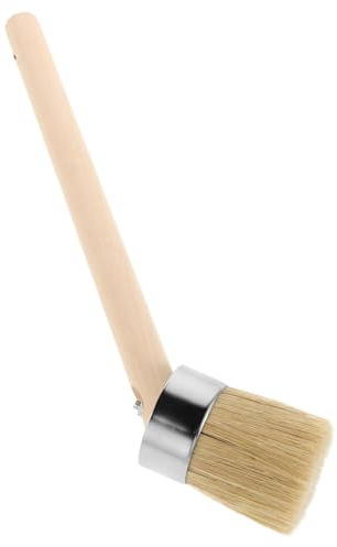 PAMINGONO Cepillo Para Neumáticos Curvo Aplicador De Montaje Cepillo Para Llantas De Automóvil Mango De Madera Para Limpieza y Mantenimiento De Neumáticos