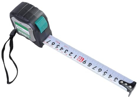 Mètre ruban de haute précision avec mécanisme de verrouillage adapté pour des mesures précises, construction, amélioration de la maison, prise en main précise
