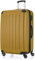 HAUPTSTADTKOFFER - SPREE - Großer Hartschalen-Koffer Trolley Rollkoffer Reisekoffer, 4 Doppel-Rollen, 75 cm, 119 L, Herbstgold