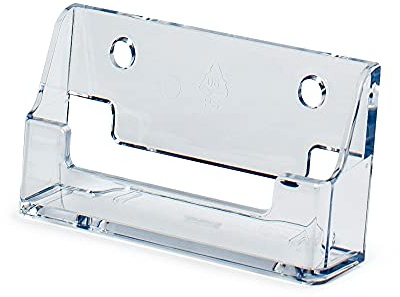Alplas Desktop Business Card Dispenser Holder Stand Freestanding - Retail Stores Office Restaurant Reception Business Trade Show Art Craft Fairs Promotional Event Desk Table Counter Top Display - 5