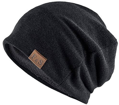 XPOOP Gorro Slouch Beanie para Hombres y Mujer Gorro de Transición Gorros de Punto Ligera Unisex Largo Gorros Beanie