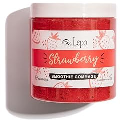 LEPO | Strawberry Smoothie Gommage 250 ml, Scrub Corpo Esfoliante con Semi di Fragola