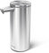 simplehuman ST1043 266 ml, wiederaufladbarer Sensorspender, Seifenspender Automatisch mit Sensor, hochwertiger gebürsteter Edelstahl