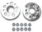 JINGLING KJ - Set di 2 distanziali per ruota PCD, 5 x 114,3, foro per mozzo 60 mm