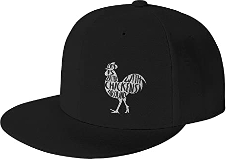 972 Damen Baseballmütze Das Leben Ist Besser Mit Hühnern In Der Nähe Vintage Basecap Klassische Snapback Mütze Verstellbar Basecap Schirmmütze Für Sport, Reisen, Draußen