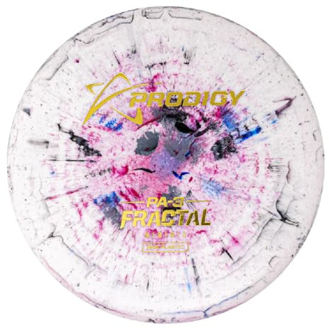 Prodigy Disc PA-3 300 Fractal | Straight Disc Golf Putter | Firm Grippy Plastic | Straight Disc Golf Approach Disc | Beaded Disc Golf Putter | 170-174g | Colors May Vary