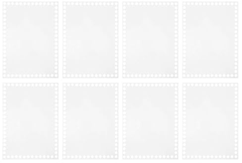 HOMSFOU 8pcs Base de Paquet à Crocheter en Acrylique Transparent, Planche Rectangulaire Facile à Utiliser pour DIY et Tissage Créatif, Compagnon Polyvalent pour Artisanat