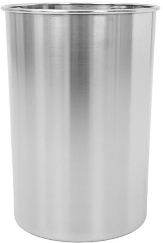 OATIPHO Cubo de Basura de Acero Inoxidable Empotrado en Encimera, Bote Pequeño Integrado para Cocina, Compacto para Gabinete, Solución de Gestión de Residuos Doméstica