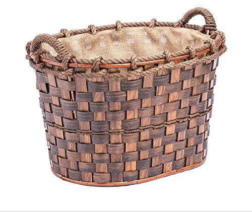 CESTO LEÑA OVAL 42x52x42