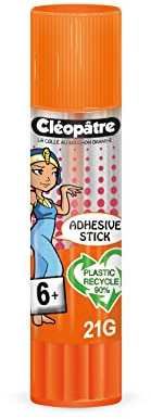 BA21AD Cléostick - Barra de pegamento transparente (21 g)