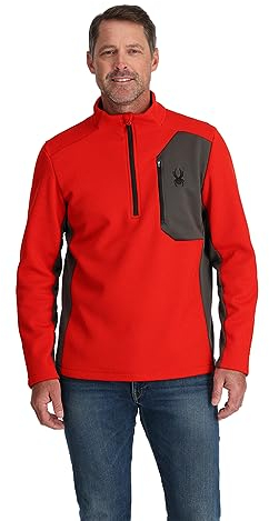 Spyder Bandit Half Zip, Herren, Volcano, M