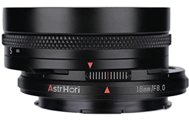 AstrHori 18 mm F8 APS-C Weitwinkelobjektiv und Shift Objektiv Manuelles Architektur Landschaftsobjektiv für Canon RF Mount Mirrorless Kameras EOS RP,EOS R5,EOS R6,EOS R3,EOS R usw.