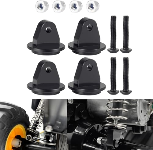Runup Aluminum Alloy Front Rear Suspension Mount Pivot for 1/12 Tamiya Lunchbox CW-01 Aftermarket RC Model Truck Parts