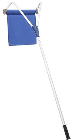 Pala quitanieves para tejado, rango de ajuste de 180 – 660 cm, rastrillo de nieve para el techo de casa, de aluminio, con mango antideslizante y 2 ruedas