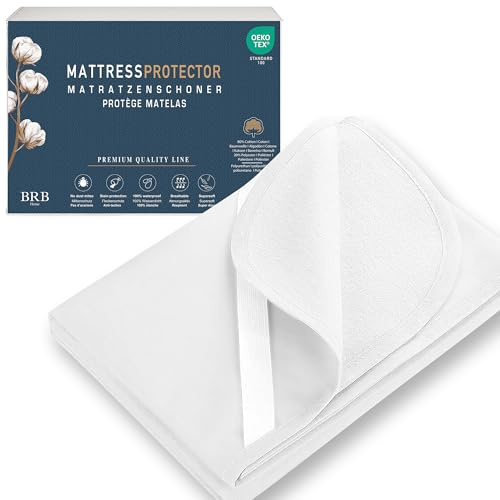 Matratzenschoner 60x120 Baby Wasserdicht - Oeko-TEX Zertifiziert wasserdichte Matratzenauflage Inkontinenzunterlage waschbar Nässeschutz 60x120 Atmungsaktiv (60x120cm)