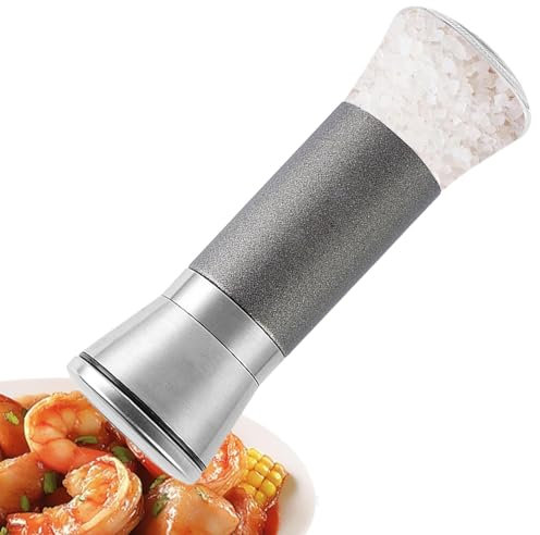Small Pepper Grinder - Accessoires de cuisine, broyeur d'épices en acier inoxydable | Chili Fournitures de moulin à poivron, moulin à piment au poivre manuel, bouteille de broyeur pour cumins, piment