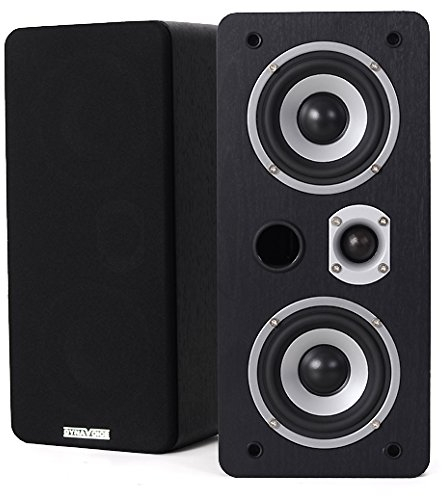 Dynavoice - Paire de Enceintes de étagère, Mur, Plafond. Réf.: Magic LCR-4. Noir.