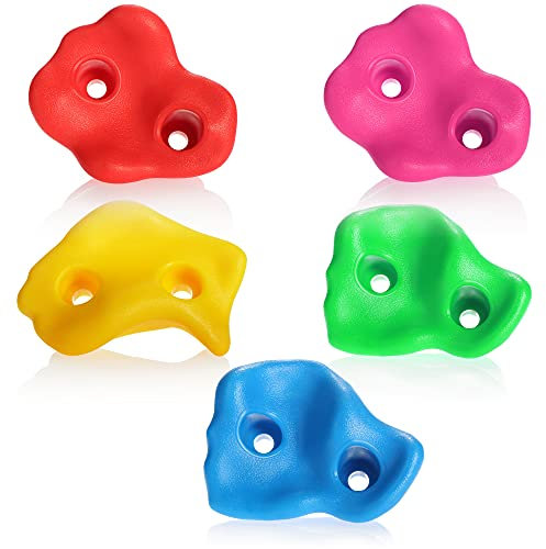 Robin Goods® 5x Prese da arrampicata di qualità premium - Pietre da arrampicata per bambini per parete da arrampicata, casa sull'albero o letto a soppalco - La parete da arrampicata regge fino a 200kg