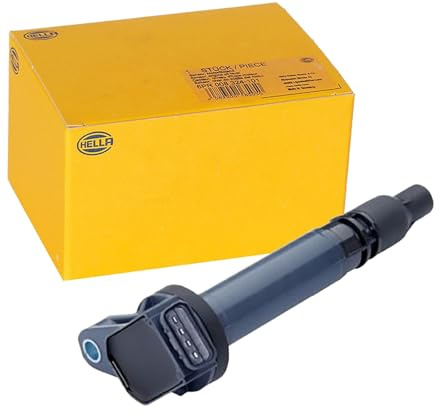 HELLA 5DA 358 168-221 Ignition Coil - 14V - 4-pin connector - Flush-Fitting Pencil Ignition Coils - Bolted