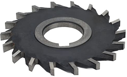 HSS Involute Gear Cutters, 100x6mm 18 Teeth Fine Punching Disc Milling Cutter for Milling Machine