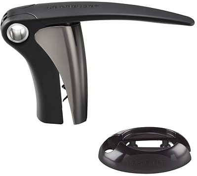 Le Creuset Compact Wine Opener, Black Nickel, with Foilcutter