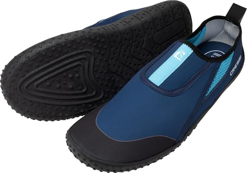 CRESSI Kiwi-skor blå/azur 45 – unisex-sko idealisk för vattensporter och promenader i våta miljöer, vid havet och stranden, blå/azurblå, 45