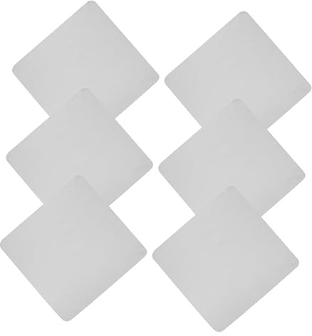 NUOBESTY Lot de 6 Chiffons en Microfibre pour Nettoyage des Lentilles de Lunettes et Appareils Photo, Élimination des Empreintes Digitales, pour Poche et Étui à Lunettes