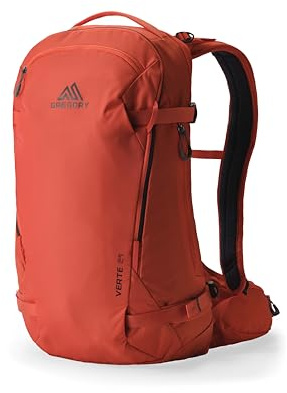 Gregory Alpine - Verte 24 MD/LG, Ski Rucksack, 51 cm, 24 L, 1.15 KG, Flexibler Hüftgurt, Sesselliftgeeignet, Schneeabweisendes Rückenteil, Orange (Apres Orange)