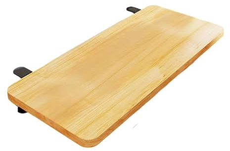 AFXGUSD Ripiano di Estensione per Scrivania per Ufficio Domestico, Accessorio per Prolunga Tastiera per Tavolo Computer, Installazione, Colore Del Legno