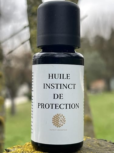 Instinct Aromatique - Huile Instinct de Protection 15 ml - Huile de prévention avec vertus assainissantes pour renforcer l'immunité et votre sensation de confort dans les environnements fréquentés.