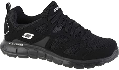 Skechers Boy's Vim- Turbo Ride Trainers, Black Black Bbk, 1 UK