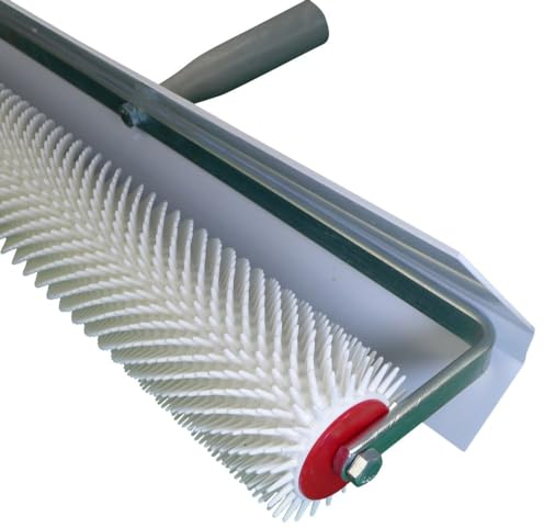 ROTIX Rullo spinato con paraspruzzi 25 + 50 cm di larghezza | per massetto (50 cm di larghezza, 21 mm di spilla)