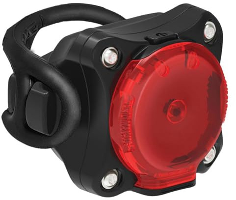 LEZYNE Zecto Drive Max 400+ Bicycle USB Rechargeable IPX7 Waterproof LED Rear Light w/Multiple Solid & Flash Modes | Silicone Rubber Mounting Strap Included, Black, 400 Lumens/USB-C