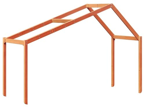 vidaXL Toit de lit pour Enfants 203x80,5x142 cm Bois de pin Massif, Toit de lit, baldaquin de lit pour Enfant, Toit pour lit d'enfant