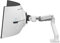 Ergotron - HX VHD Premium Heavy Duty Gaming Monitor Arm, Single Monitor Desk Mount – for 1000R Curved Ultrawide Monitors Up to 57 Inches, 13-17kg, VESA 75x75mm or 100x100mm – White (45-693-216)