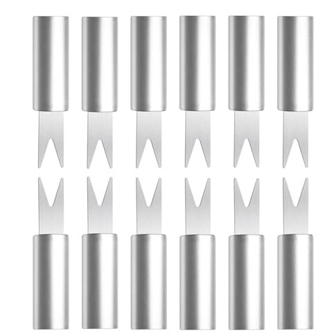 Porta pannocchie, Porta mais per pannocchie - Plettri per mais in acciaio inossidabile con impugnatura comoda | Spiedini di mais antiruggine, clip per pannocchie, bastoncini di pannocchie per casaling