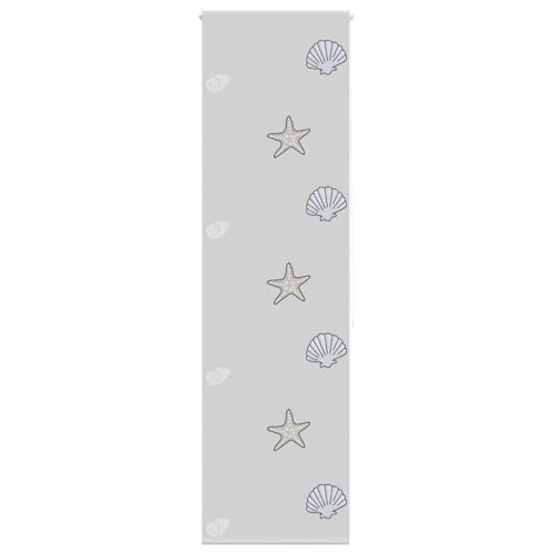 vidaXL Duschrollo 70x240 cm Stoffbreite 66 cm, Duschvorhang, Badewannenvorhang, Seitenzugrollo, Dusche Rollo, Badewannenrollo, Duschvorhang-Rollo