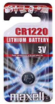 Pilas de botón, Pila de Litio de 3 V para Uso en Juguetes, mandos a Distancia, Llaves del Coche, Relojes, calculadoras, Equipos Deportivos, Dispositivos médicos, Pesos y básculas etc. (CR1220)