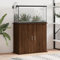 CIADAZ Aquariumständer Braun Eichen-Optik 81x36x73 cm Holzwerkstoff, Aquarium Unterschrank, Aquarium Schrank, Aquariumschrank, Aquarium Tisch, Aquarium Stands 833630