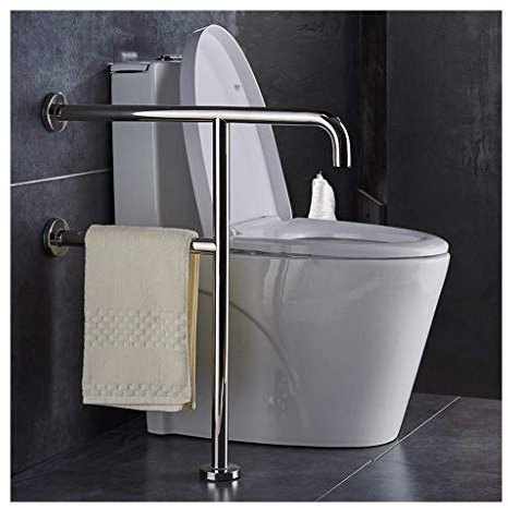 KOHARA Corrimano di sicurezza, Barra di sostegno, bracciolo, Bagno, Doccia, WC a Pavimento a forma di U, Vasca per Anziani con Disabilità, Incinta In piedi