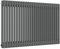 Lux Heat Anthracite Grey Horizontal 2 Column Traditional Radiator 600mm (H) x 1190mm (W)
