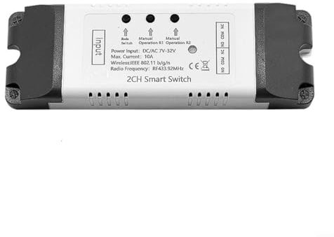 URPIZY Per Tuya Smart WLAN apriporta del garage telecomando AC/DC 7 – 32 V, compatibile con assistenti vocali funzione timer