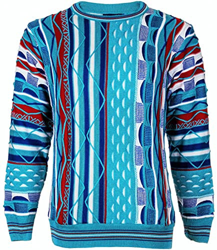 CASCALLO Strickpullover Herren | Style: Enrico | Gestrickter Luxus Designer Rundhals-Pullover (S)