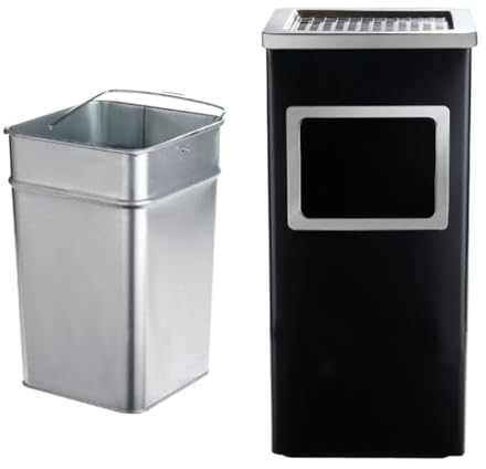 Pattumiera in acciaio inossidabile,Vasche per la spazzatura da cucina,Pattumiera in acciaio inox per hotel,centro commerciale,supermercato,ufficio
