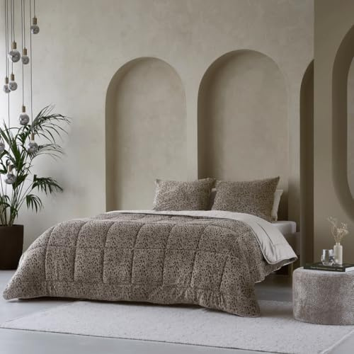 Zelesta Teddybed Bettdecke 4 Jahreszeiten - Teddy Bettwäsche winterdecke und Sommer-Bettdecke warm Duvet - Waschbare bettdecke ohne Bezug - Anti-Allergene Steppdecke - Fluffy Decke