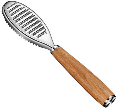 Fischschuppen aus Edelstahl Entfernen,Profi Fisch Scaler Scraper 4-in-1 Küchenutensilien Fischentschupper für den Haushalt Fischentschupper Entgräten Fischmaul Edelstahl Fischentschupper