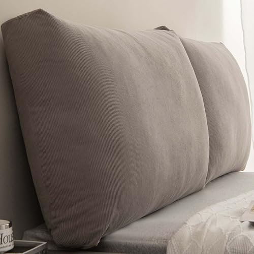HLTQL Almohada Respaldo Cama Cojin Cama Respaldo、Cojin Lumbar Sofa、CojíN Lumbar Cama、Cojin De Lectura para Cama、Respaldo Cama(#4,60x58x18cm1pcs)