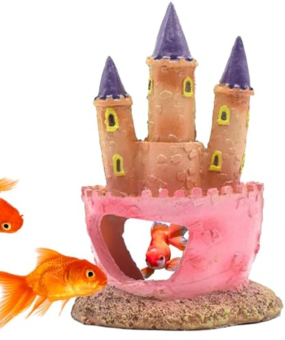 Decorazioni per acquari, Decorazioni colorate per acquario, Divertenti grotte di gamberetti di pesce, Nascondigli per acquari, Nascondigli per la casa dei gamberetti, Decorazioni per acquari per