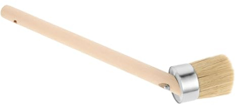 Abaodam Brosse De Nettoyage De Pneus Avec Manche Bois Et Poils Pour Pâte Adaptée à Application Entre Du Pneu Jante Pour Entretien Auto