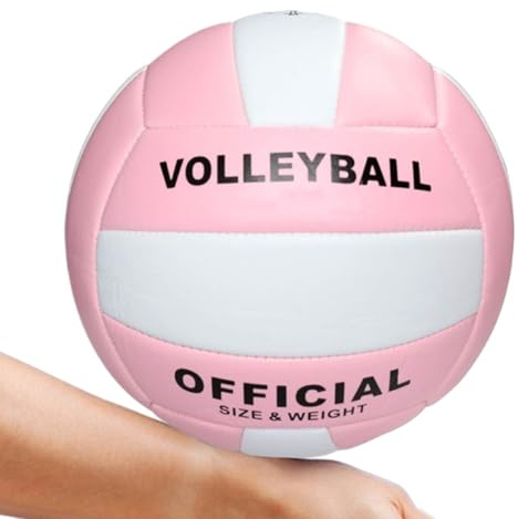 Genérico Volleyboll utomhus, mjuk yta strandvolleyboll storlek 5 för vuxna designad för vuxna, ungdomar, övning, tävling och strandaktiviteter